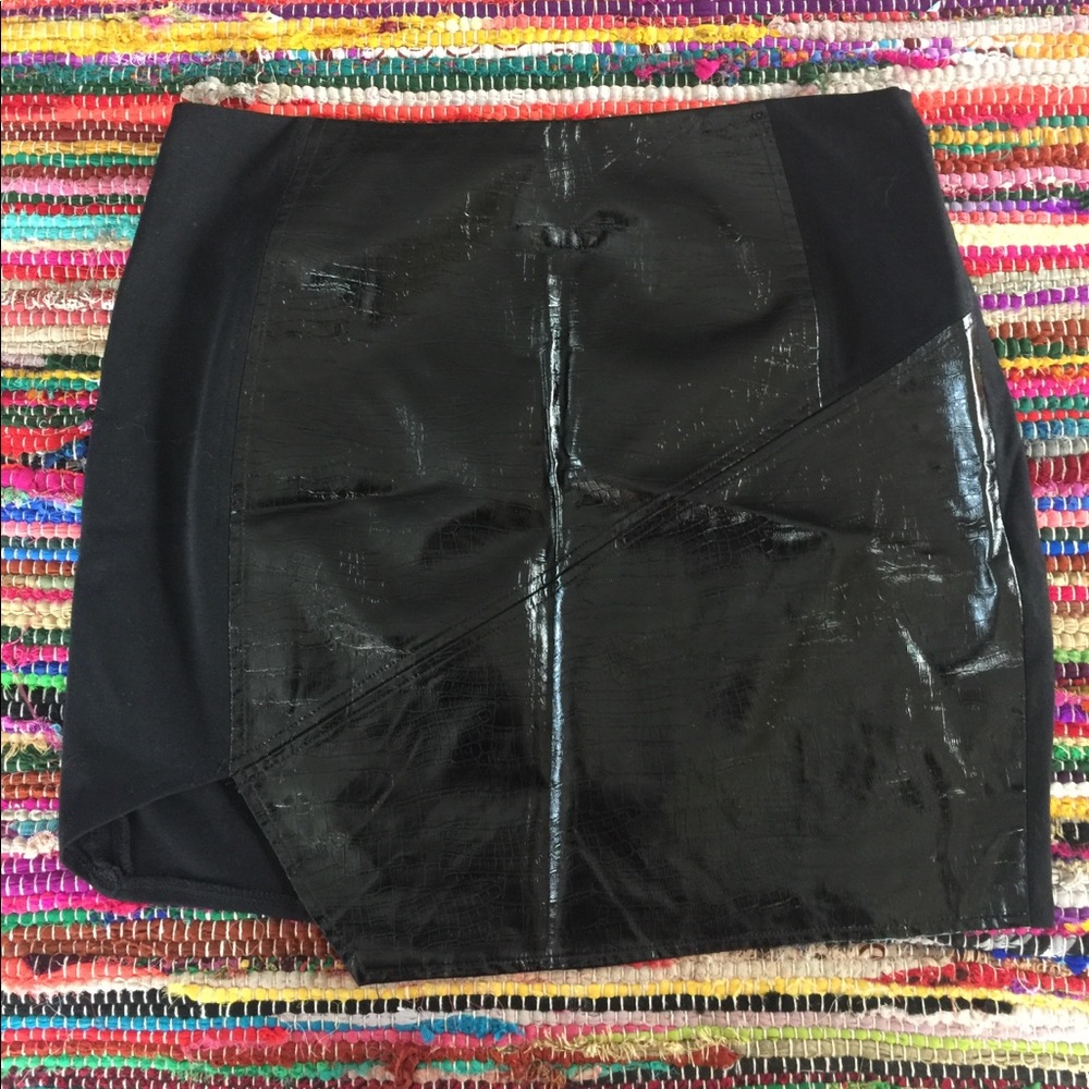 LUSH Black Mini Skirt NWOT